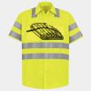 Men's High Visibility Safety Short Sleeve Work Shirt Thumbnail