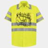 Men's High Visibility Safety Short Sleeve Work Shirt Thumbnail