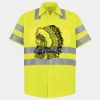 Men's High Visibility Safety Short Sleeve Work Shirt Thumbnail