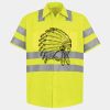 Men's High Visibility Safety Short Sleeve Work Shirt Thumbnail