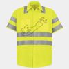 Men's High Visibility Safety Short Sleeve Work Shirt Thumbnail