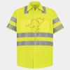 Men's High Visibility Safety Short Sleeve Work Shirt Thumbnail