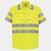 Men's High Visibility Safety Short Sleeve Work Shirt Thumbnail