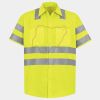 Men's High Visibility Safety Short Sleeve Work Shirt Thumbnail