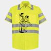 Men's High Visibility Safety Short Sleeve Work Shirt Thumbnail