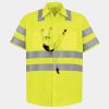 Men's High Visibility Safety Short Sleeve Work Shirt Thumbnail