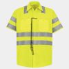 Men's High Visibility Safety Short Sleeve Work Shirt Thumbnail