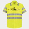 Men's High Visibility Safety Short Sleeve Work Shirt Thumbnail