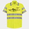Men's High Visibility Safety Short Sleeve Work Shirt Thumbnail