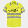 Men's High Visibility Safety Short Sleeve Work Shirt Thumbnail