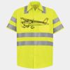 Men's High Visibility Safety Short Sleeve Work Shirt Thumbnail