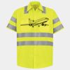 Men's High Visibility Safety Short Sleeve Work Shirt Thumbnail