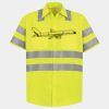 Men's High Visibility Safety Short Sleeve Work Shirt Thumbnail