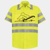 Men's High Visibility Safety Short Sleeve Work Shirt Thumbnail
