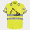Men's High Visibility Safety Short Sleeve Work Shirt Thumbnail
