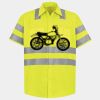 Men's High Visibility Safety Short Sleeve Work Shirt Thumbnail