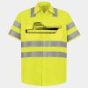 Men's High Visibility Safety Short Sleeve Work Shirt Thumbnail