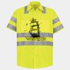 Men's High Visibility Safety Short Sleeve Work Shirt Thumbnail