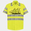 Men's High Visibility Safety Short Sleeve Work Shirt Thumbnail