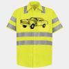 Men's High Visibility Safety Short Sleeve Work Shirt Thumbnail