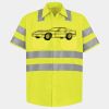 Men's High Visibility Safety Short Sleeve Work Shirt Thumbnail