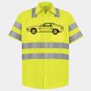 Men's High Visibility Safety Short Sleeve Work Shirt Thumbnail