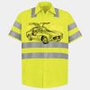 Men's High Visibility Safety Short Sleeve Work Shirt Thumbnail