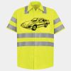Men's High Visibility Safety Short Sleeve Work Shirt Thumbnail