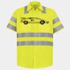 Men's High Visibility Safety Short Sleeve Work Shirt Thumbnail