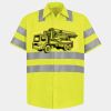 Men's High Visibility Safety Short Sleeve Work Shirt Thumbnail