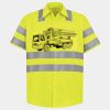 Men's High Visibility Safety Short Sleeve Work Shirt Thumbnail