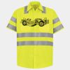 Men's High Visibility Safety Short Sleeve Work Shirt Thumbnail