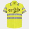 Men's High Visibility Safety Short Sleeve Work Shirt Thumbnail