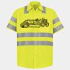 Men's High Visibility Safety Short Sleeve Work Shirt Thumbnail