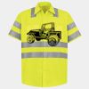 Men's High Visibility Safety Short Sleeve Work Shirt Thumbnail