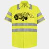 Men's High Visibility Safety Short Sleeve Work Shirt Thumbnail