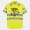 Men's High Visibility Safety Short Sleeve Work Shirt Thumbnail