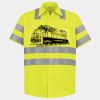 Men's High Visibility Safety Short Sleeve Work Shirt Thumbnail