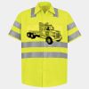 Men's High Visibility Safety Short Sleeve Work Shirt Thumbnail