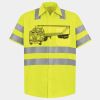 Men's High Visibility Safety Short Sleeve Work Shirt Thumbnail