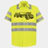Men's High Visibility Safety Short Sleeve Work Shirt Thumbnail