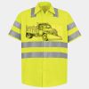 Men's High Visibility Safety Short Sleeve Work Shirt Thumbnail