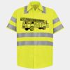 Men's High Visibility Safety Short Sleeve Work Shirt Thumbnail