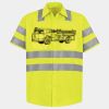 Men's High Visibility Safety Short Sleeve Work Shirt Thumbnail