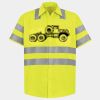 Men's High Visibility Safety Short Sleeve Work Shirt Thumbnail
