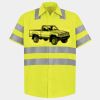 Men's High Visibility Safety Short Sleeve Work Shirt Thumbnail
