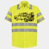 Men's High Visibility Safety Short Sleeve Work Shirt Thumbnail