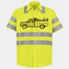 Men's High Visibility Safety Short Sleeve Work Shirt Thumbnail
