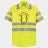 Men's High Visibility Safety Short Sleeve Work Shirt Thumbnail