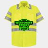 Men's High Visibility Safety Short Sleeve Work Shirt Thumbnail